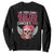 Funny Breast Cancer Survivor Sweatshirt Im Kicking Cancers Ass Pink Ribbon Skull - Print Your Wear