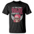 Funny Breast Cancer Survivor T Shirt Im Kicking Cancers Ass Pink Ribbon Skull - Print Your Wear