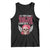 Funny Breast Cancer Survivor Tank Top Im Kicking Cancers Ass Pink Ribbon Skull TS10 Black Print Your Wear