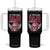 Funny Breast Cancer Survivor Tumbler With Handle Im Kicking Cancers Ass Pink Ribbon Skull TS10 One Size: 40 oz Black Print Your Wear