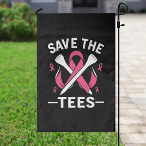 Breast Cancer Awareness Pink Ribbon Golf Garden Flag Funny Save The Tees TS10 Print Your Wear