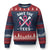 Breast Cancer Awareness Pink Ribbon Golf Ugly Christmas Sweater Funny Save The Tees TS10 Navy Red Print Your Wear