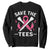 Breast Cancer Awareness Pink Ribbon Golf Sweatshirt Funny Save The Tees - Print Your Wear
