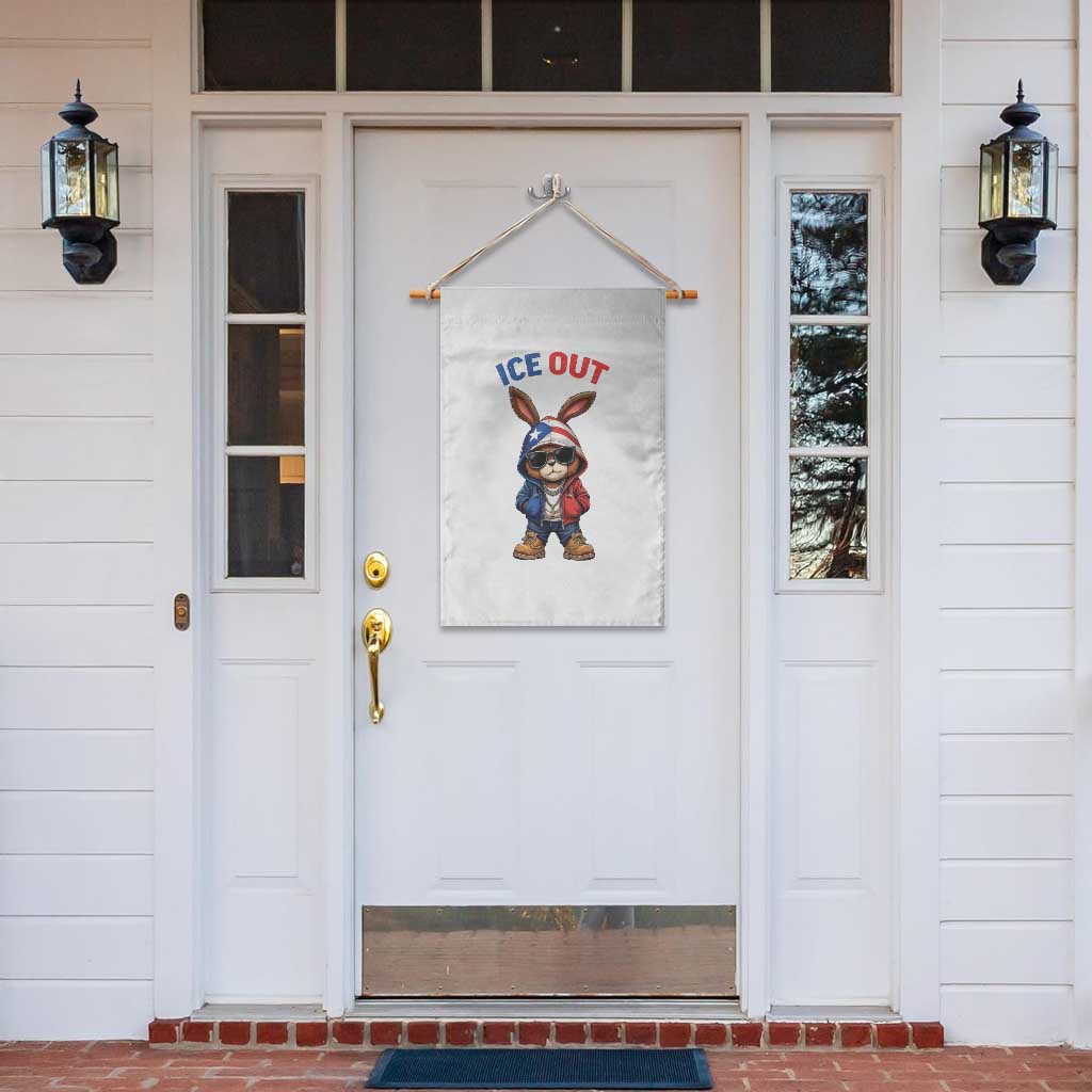 Cool Bunny Ice Out Garden Flag Puerto Rican Flag Hoodie Outfit Vibes Boricua TS10 Print Your Wear