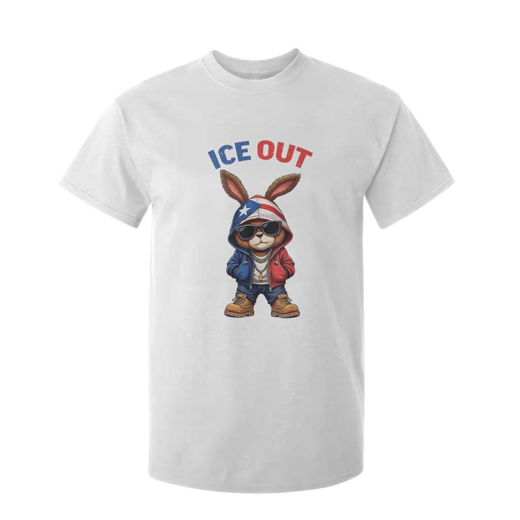 Cool Bunny Ice Out T Shirt For Kid Puerto Rican Flag Hoodie Outfit Vibes Boricua TS10 White Print Your Wear