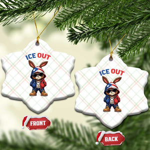 Cool Bunny Ice Out Ceramic Ornament Puerto Rican Flag Hoodie Outfit Vibes Boricua TS10 Print Your Wear
