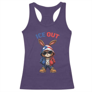 Cool Bunny Ice Out Racerback Tank Top Puerto Rican Flag Hoodie Outfit Vibes Boricua TS10 Purple Print Your Wear