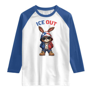 Cool Bunny Ice Out Raglan Shirt Puerto Rican Flag Hoodie Outfit Vibes Boricua TS10 White Royal Print Your Wear