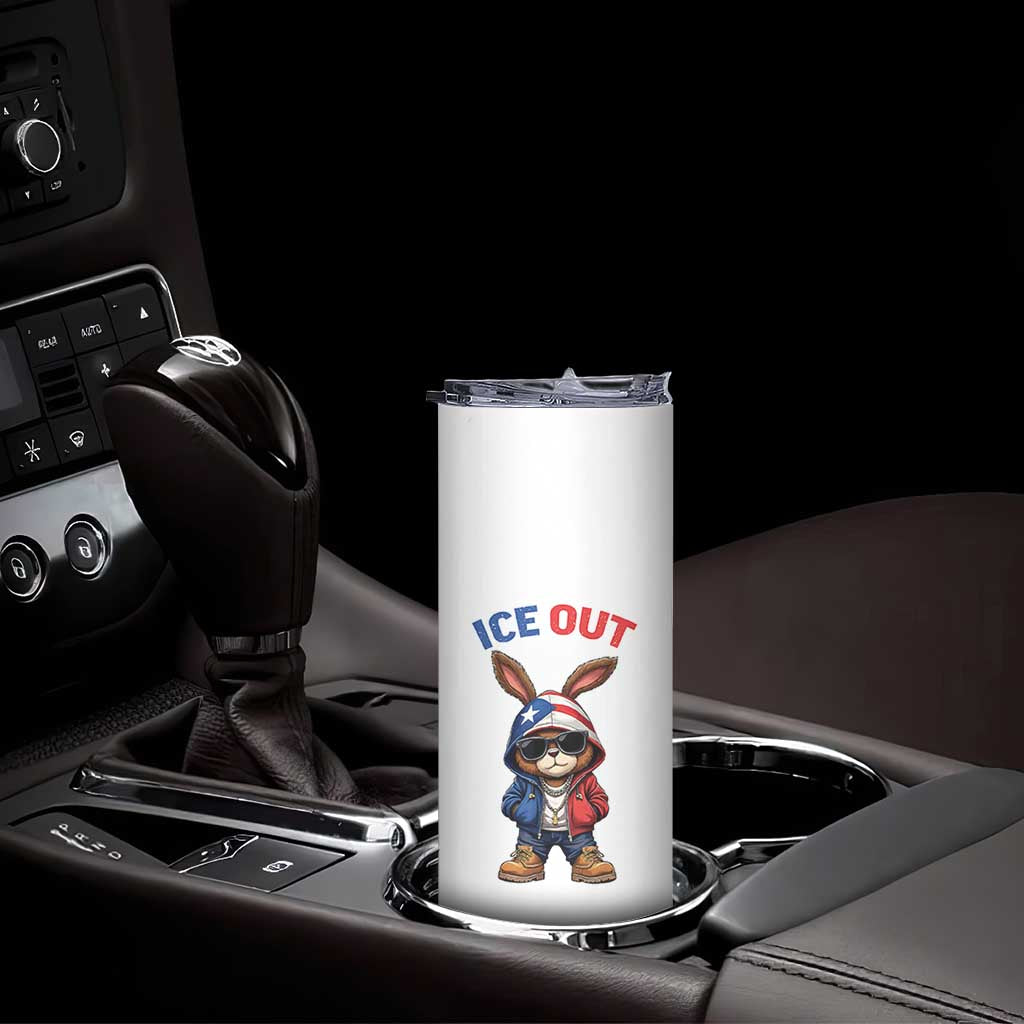 Cool Bunny Ice Out Skinny Tumbler Puerto Rican Flag Hoodie Outfit Vibes Boricua TS10 Print Your Wear