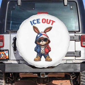 Cool Bunny Ice Out Spare Tire Cover Puerto Rican Flag Hoodie Outfit Vibes Boricua TS10 No hole White Print Your Wear