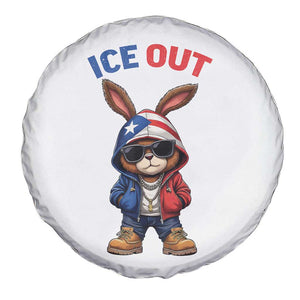 Cool Bunny Ice Out Spare Tire Cover Puerto Rican Flag Hoodie Outfit Vibes Boricua TS10 Print Your Wear