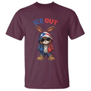 Cool Bunny Ice Out T Shirt Puerto Rican Flag Hoodie Outfit Vibes Boricua TS10 Maroon Print Your Wear