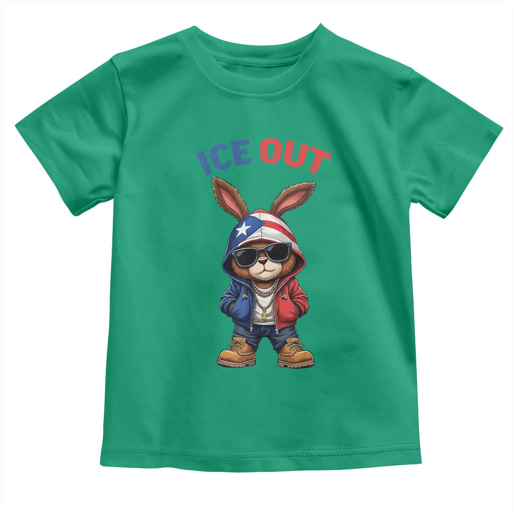 Cool Bunny Ice Out Toddler T Shirt Puerto Rican Flag Hoodie Outfit Vibes Boricua TS10 Irish Green Print Your Wear