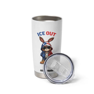 Cool Bunny Ice Out Tumbler Cup Puerto Rican Flag Hoodie Outfit Vibes Boricua TS10 Print Your Wear