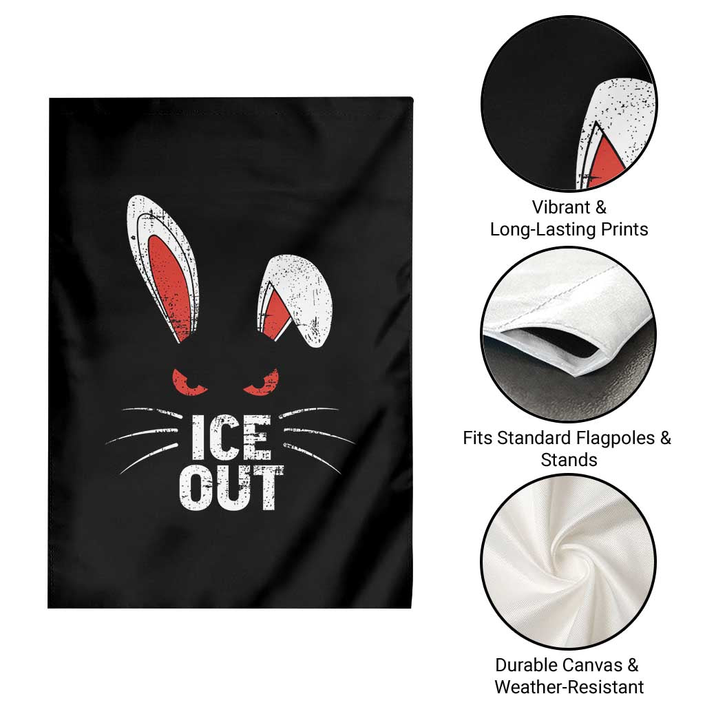 Bunny Ice Out Garden Flag Resist FDT Anti Immigration Enforcement TS10 Print Your Wear