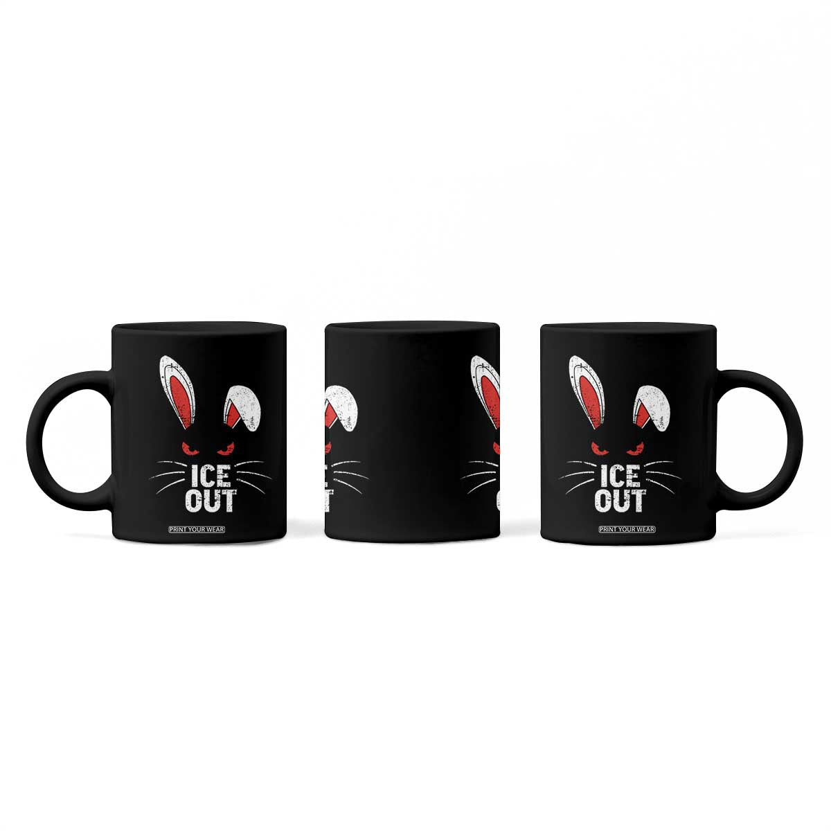 Bunny Ice Out Coffee Mug Resist FDT Anti Immigration Enforcement TS10 Print Your Wear