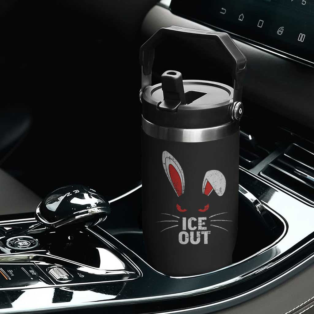 Bunny Ice Out Flip Straw Tumbler Resist FDT Anti Immigration Enforcement TS10 Print Your Wear