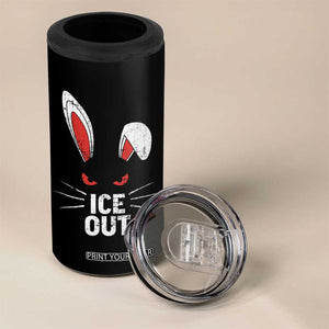 Bunny Ice Out 4 in 1 Can Cooler Tumbler Resist FDT Anti Immigration Enforcement TS10 Print Your Wear