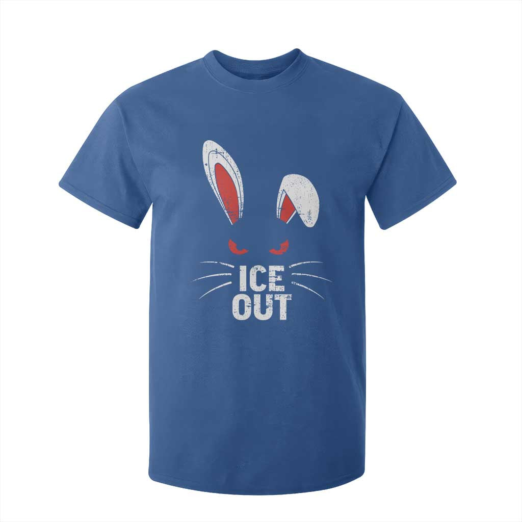 Bunny Ice Out T Shirt For Kid Resist FDT Anti Immigration Enforcement TS10 Royal Blue Print Your Wear