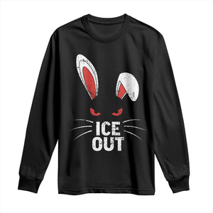Bunny Ice Out Long Sleeve Shirt Resist FDT Anti Immigration Enforcement TS10 Black Print Your Wear