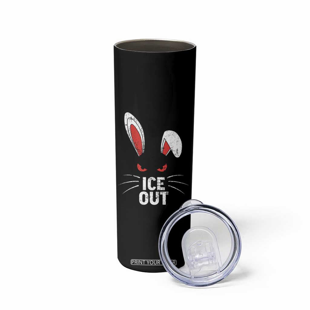 Bunny Ice Out Skinny Tumbler Resist FDT Anti Immigration Enforcement TS10 Print Your Wear
