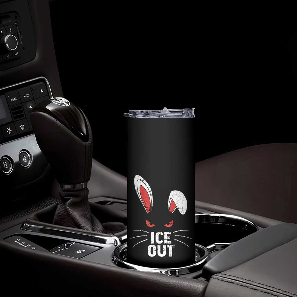 Bunny Ice Out Skinny Tumbler Resist FDT Anti Immigration Enforcement TS10 Print Your Wear
