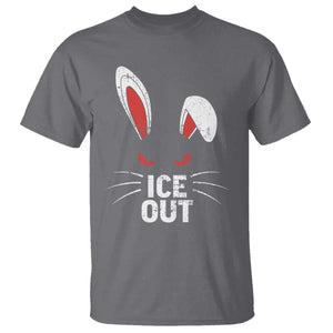 Bunny Ice Out T Shirt - Resist FDT Anti Immigration Enforcement Protest Tee TS10 Charcoal Print Your Wear