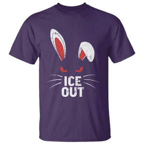 Bunny Ice Out T Shirt - Resist FDT Anti Immigration Enforcement Protest Tee TS10 Purple Print Your Wear
