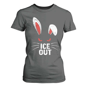 Bunny Ice Out T Shirt For Women Resist FDT Anti Immigration Enforcement TS10 Dark Heather Print Your Wear