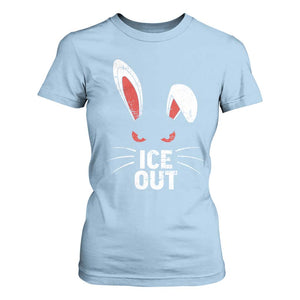 Bunny Ice Out T Shirt For Women Resist FDT Anti Immigration Enforcement TS10 Light Blue Print Your Wear