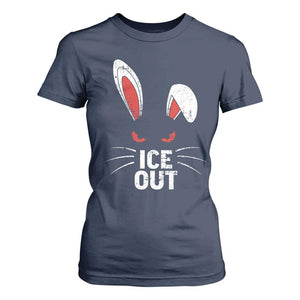 Bunny Ice Out T Shirt For Women Resist FDT Anti Immigration Enforcement TS10 Navy Print Your Wear