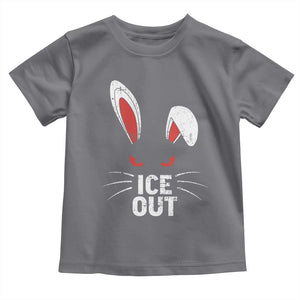 Bunny Ice Out Toddler T Shirt Resist FDT Anti Immigration Enforcement TS10 Charcoal Print Your Wear