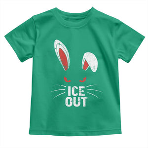 Bunny Ice Out Toddler T Shirt Resist FDT Anti Immigration Enforcement TS10 Irish Green Print Your Wear