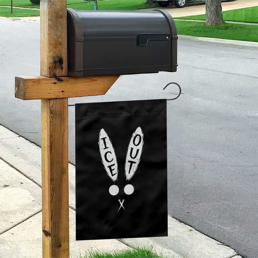 Bunny Bad Ice Out Garden Flag Rabbit FDT Anti Immigration Enforcement TS10 Print Your Wear