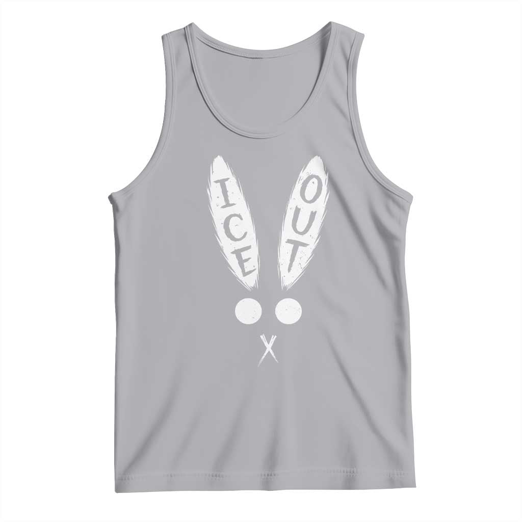 Bunny Bad Ice Out Tank Top Rabbit FDT Anti Immigration Enforcement TS10 Athletic Heather Print Your Wear