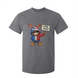Bunny Ice Out T Shirt For Kid Protest Equality Puerto Rican Flag Hoodie TS10 Charcoal Print Your Wear