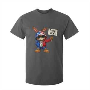Bunny Ice Out T Shirt For Kid Protest Equality Puerto Rican Flag Hoodie TS10 Dark Heather Print Your Wear