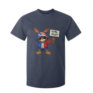 Bunny Ice Out T Shirt For Kid Protest Equality Puerto Rican Flag Hoodie TS10 Navy Print Your Wear