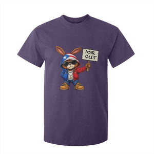 Bunny Ice Out T Shirt For Kid Protest Equality Puerto Rican Flag Hoodie TS10 Purple Print Your Wear