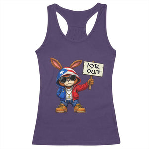 Bunny Ice Out Racerback Tank Top Protest Equality Puerto Rican Flag Hoodie TS10 Purple Print Your Wear