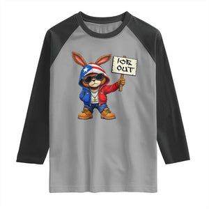 Bunny Ice Out Raglan Shirt Protest Equality Puerto Rican Flag Hoodie TS10 Sport Gray Black Print Your Wear