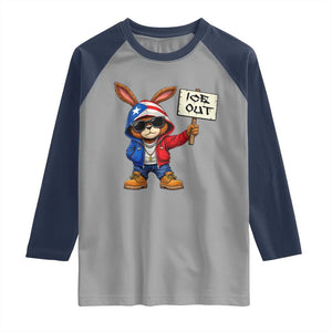 Bunny Ice Out Raglan Shirt Protest Equality Puerto Rican Flag Hoodie TS10 Sport Gray Navy Print Your Wear