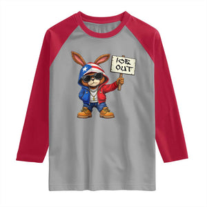 Bunny Ice Out Raglan Shirt Protest Equality Puerto Rican Flag Hoodie TS10 Sport Gray Red Print Your Wear