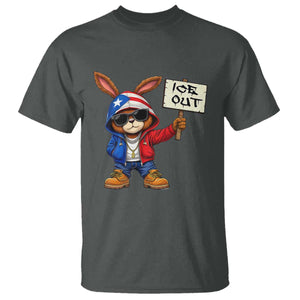 Bunny Ice Out T Shirt Protest Equality Puerto Rican Flag Hoodie TS10 Dark Heather Print Your Wear