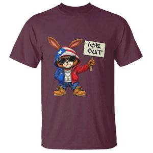 Bunny Ice Out T Shirt Protest Equality Puerto Rican Flag Hoodie TS10 Maroon Print Your Wear
