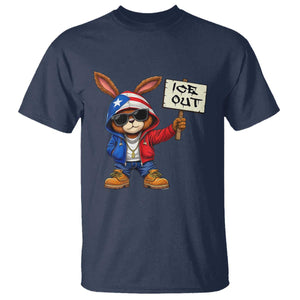 Bunny Ice Out T Shirt Protest Equality Puerto Rican Flag Hoodie TS10 Navy Print Your Wear
