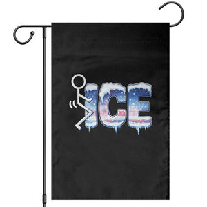 Fck Ice Garden Flag Sarcastic Immigration Protest TS10 Black Print Your Wear