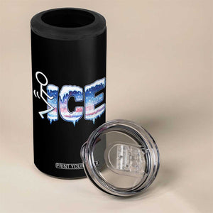 Fck Ice 4 in 1 Can Cooler Tumbler Sarcastic Immigration Protest TS10 Print Your Wear