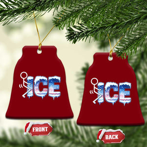 Fck Ice Ceramic Ornament Sarcastic Immigration Protest TS10 Print Your Wear