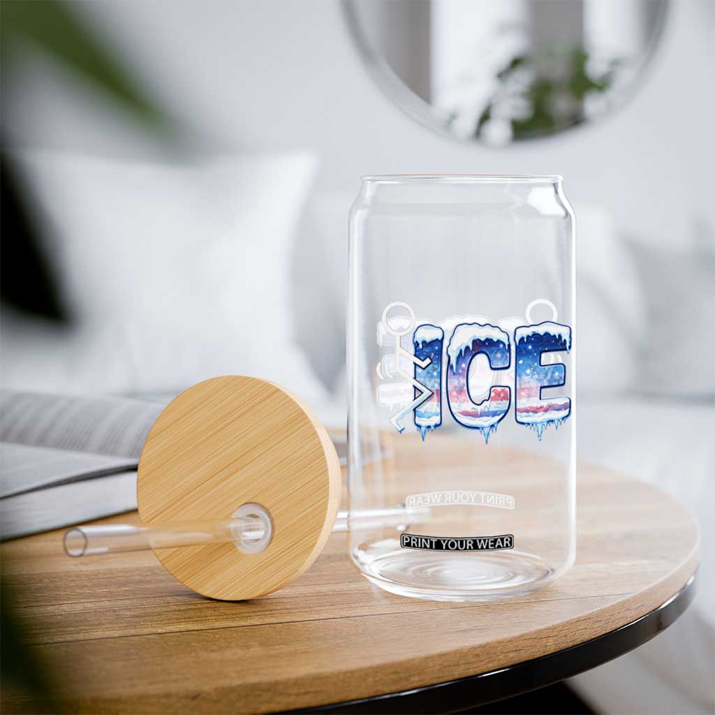 Fck Ice Glass Can Sarcastic Immigration Protest TS10 Print Your Wear
